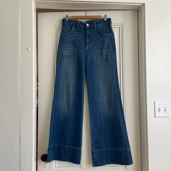 The Rylan Relaxed High-Rise Flare Jeans by Pilcro - Size 28 - Picture 6 of 10
